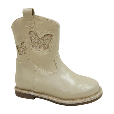 Miss Dynasty Toddler Girls Lil Jossie Flat Heel Cowboy Boots