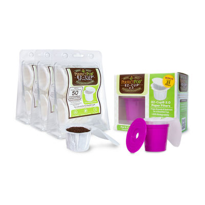 EZ Cup Reusable K Cup Starter Kit With 175 Disposable Filters