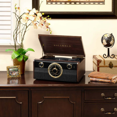 Victrola Metropolitan 4-In-1 Record Player Turntable