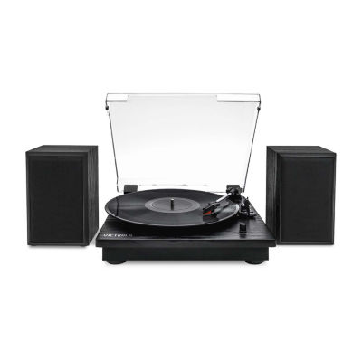 Victrola Montauk Bluetooth Record Player With 3 Speed And Bookshelf Turntable