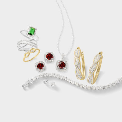 Sparkle Allure Twist Womens Crystal 24K Gold Over Brass 35mm Hoop Earrings