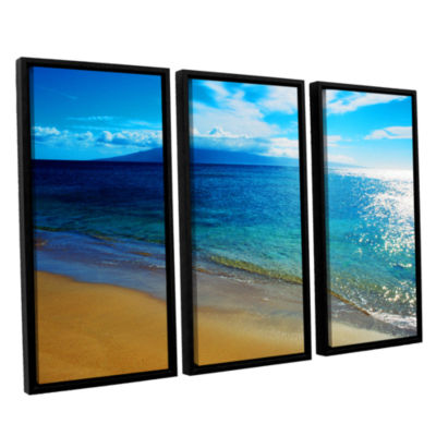 Brushstone Quiet Place 3-pc. Floater Framed CanvasWall Art