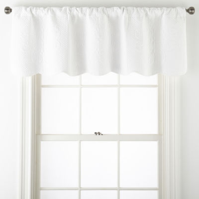 Hudson & Main Audrey Rod Pocket Scallop Valance