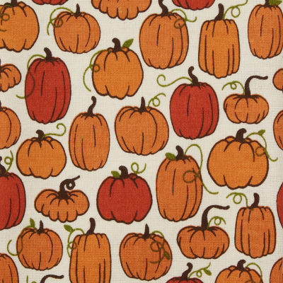 Design Imports Thankful Check Pumpkin 3-pc. Dish Cloths