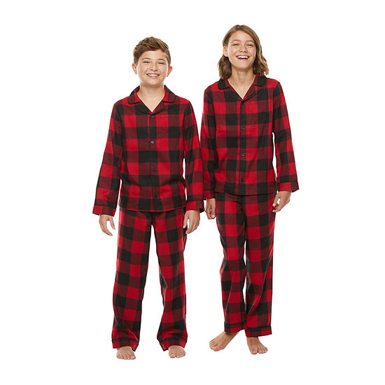 North Pole Trading Co. Unisex Buffalo Plaid 2-pc. Christmas Pajama Set ...