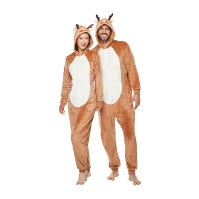 Reindeer Family Matching One Piece Pajamas