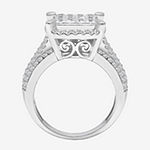 Womens 2 CT. T.W. Genuine White Diamond 10K White Gold Engagement Ring