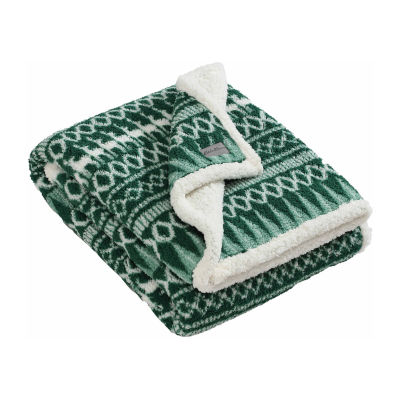 Eddie Bauer Alpine Fair Isle Reversible Lightweight Throw USHSHF1241070