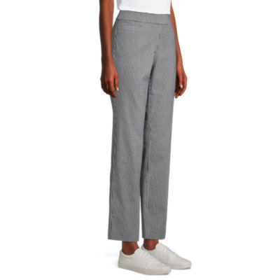 Liz Claiborne-Tall Womens Mid Rise Straight Pull-On Pants