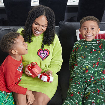 Toddler Unisex Kids Family Grinch Dr. Seuss 2-pc. Christmas Pajama Set,  Color: Red - JCPenney
