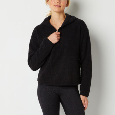 Xersion Womens Oversized Fleece Long Sleeve Hoodie - JCPenney