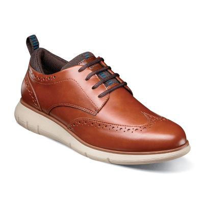 Nunn Bush Mens Stance Wing Tip Oxford Shoes