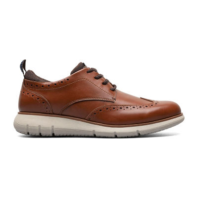 Nunn Bush Mens Stance Wing Tip Oxford Shoes