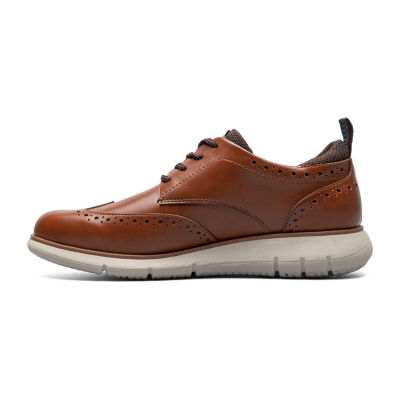 Nunn Bush Mens Stance Wing Tip Oxford Shoes