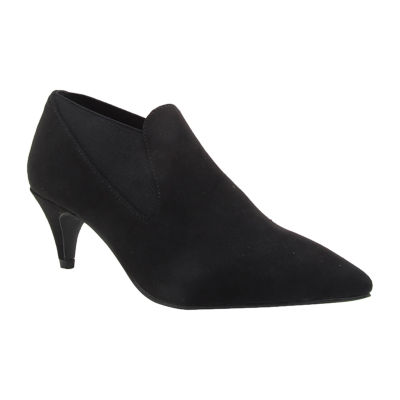 Qupid Womens Saucy Cone Heel Booties