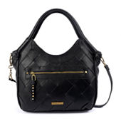 Stone Mountain Washed Leather Crossbody Bag, Color: Grayblack - JCPenney