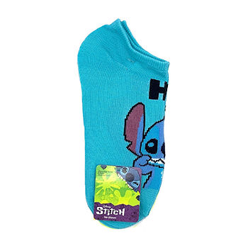 Disney Lilo & Stitch Faces Liner Socks 5 Pair