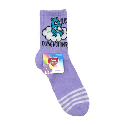 2 Pair Care Bears Crew Socks Womens