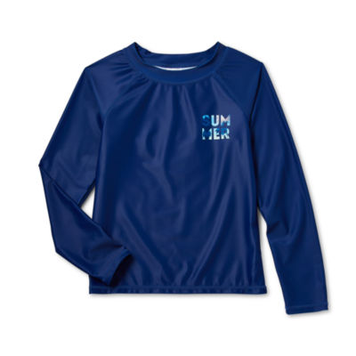 Sol Swim Little & Big Boys Rash Guard, Color Navy JCPenney