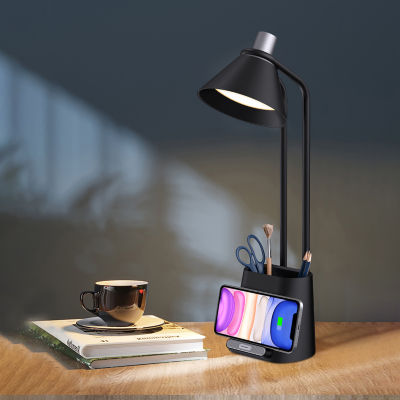 Sheffield Labs 16.6" Raquel Black Matte Led Desk Lamp