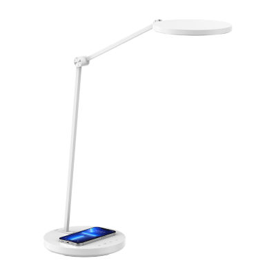 Simple Designs Executive Banker's Desk Lamp with Glass Shade