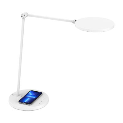 Sheffield Labs 18.6" Executive Matte White Led Desk Lamp