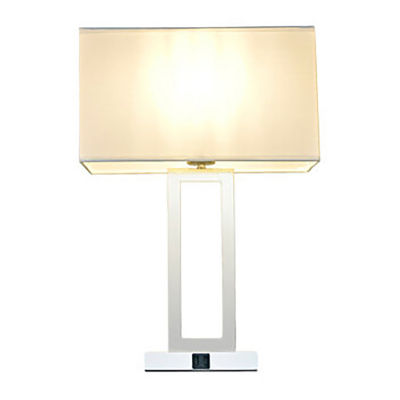 Sheffield Home 20" Juliet With 2 Usb Charging Ports Stainless Steel Table Lamp