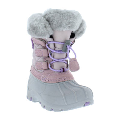 Totes Toddler Girls Lil Jenny Waterproof Insulated Flat Heel Winter Boots