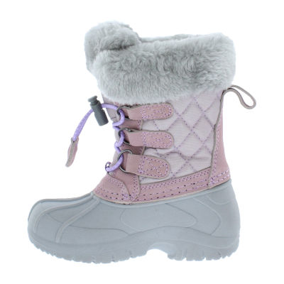 Totes Toddler Girls Lil Jenny Waterproof Insulated Flat Heel Winter Boots