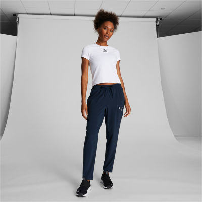 PUMA Womens Tapered Mid Rise Regular Fit Lounge Pant
