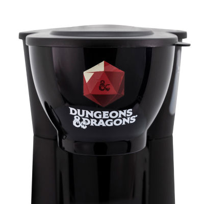 Uncanny Brands Dungeons & Dragons Single Cup Coffee Maker With Mug