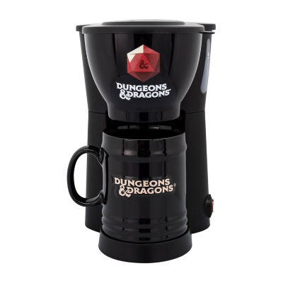 Uncanny Brands Dungeons & Dragons Single Cup Coffee Maker With Mug