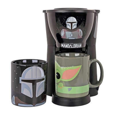 Uncanny Brands Star Wars The Mandalorian & Baby Yoda Single Cup Coffee