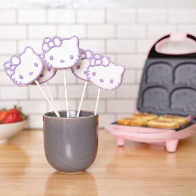Uncanny Brands Hello Kitty Cake Pop Maker- Makes 4 Hello Kitty Cake Pops