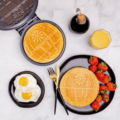 Uncanny Brands Star Wars Halo Death Star Waffle Maker- Death Star On Your Waffles