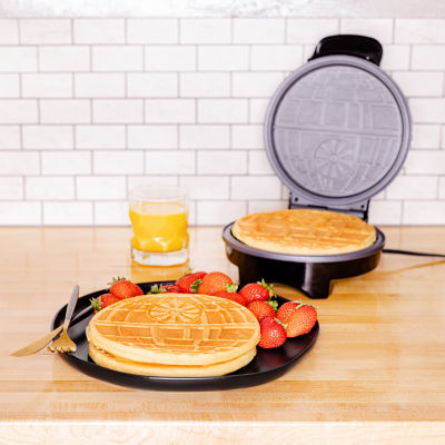 Uncanny Brands Star Wars Halo Death Star Waffle Maker- Death Star On Your Waffles