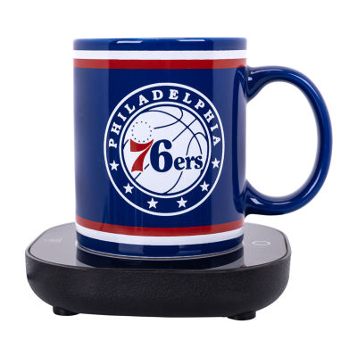 Uncanny Brands NBA Philadelphia 76Ers Logo Mug Warmer With Mug - Auto Shut On/Off