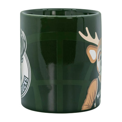 Uncanny Brands NBA Milwaukee Bucks Logo Mug Warmer with Mug
