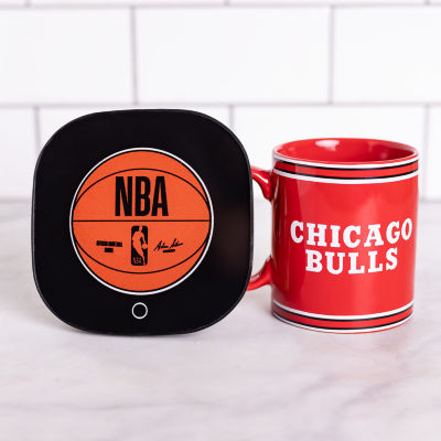 Uncanny Brands NBA Chicago Bulls Logo Mug Warmer With Mug - Auto Shut On/Off