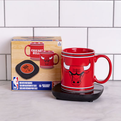 Uncanny Brands NBA Chicago Bulls Logo Mug Warmer With Mug - Auto Shut On/Off