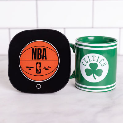 Uncanny Brands NBA Boston Celtics Logo Mug Warmer With Mug - Auto Shut On/Off