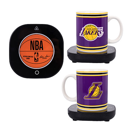 Uncanny Brands NBA Los Angeles Lakers Logo Mug Warmer With Mug - Auto Shut On/Off, One Size, Purple