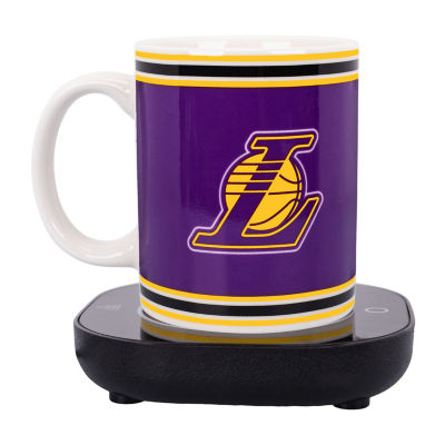 Uncanny Brands NBA Los Angeles Lakers Logo Mug Warmer With Mug - Auto Shut On/Off