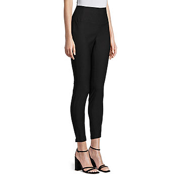 IMMAY Black Work Pants for Women Skinny Jeans Women Pull-On