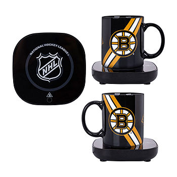Uncanny Brands NHL Boston Bruins Logo Mug Warmer Set