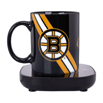 Uncanny Brands Boston Bruins Logo Mug Warmer With Mug - Auto Shut On/Off
