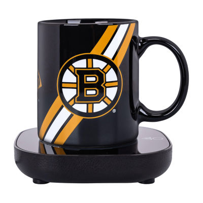 Uncanny Brands Boston Bruins Logo Mug Warmer With Mug - Auto Shut On/Off