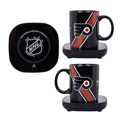 Uncanny Brands Philadelphia Flyers Logo Mug Warmer With Mug - Auto Shut On/Off