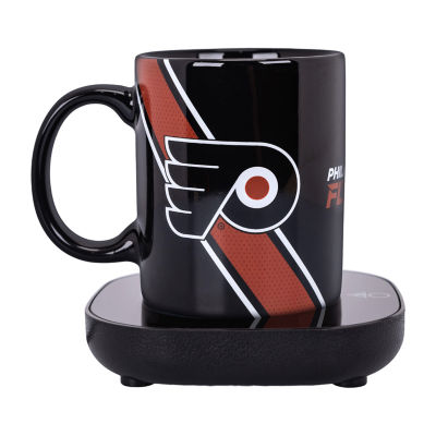 Uncanny Brands Philadelphia Flyers Logo Mug Warmer With Mug - Auto Shut On/Off