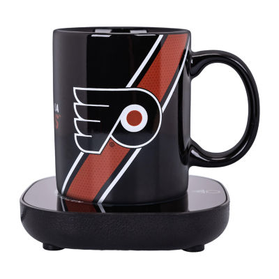 Uncanny Brands Philadelphia Flyers Logo Mug Warmer With Mug - Auto Shut On/Off